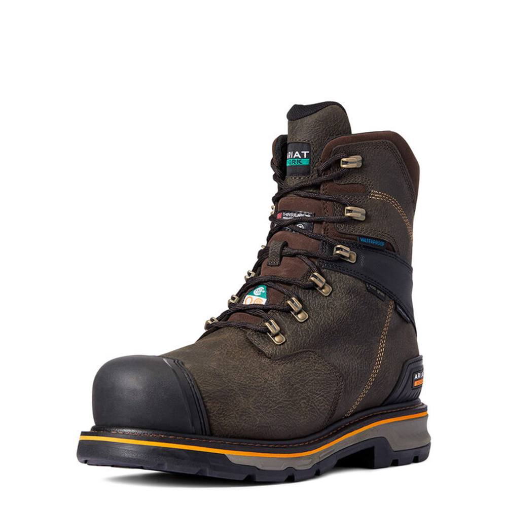 Ariat Stump Jumper 8 Inch CSA Glacier Grip Waterproof 600g Work Boots with Composite Toe from GME Supply